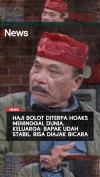 Haji Bolot Diterpa Hoaks Meninggal Dunia, Keluarga: Bapak udah Stabil, Bisa Diajak Bicara