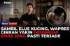 Momen Wapres Gibran Pede Bicara AI Jadi Kunci Indonesia Emas 2045 sambil Elus Kucing