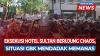 Detik-Detik Eksekusi Hotel Sultan Ricuh, Aparat Dilempari Batu dan Botol