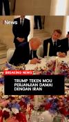 Trump Teken MoU Perjanjian Damai dengan Iran