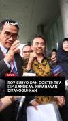Roy Suryo dan Dokter Tifa Dipulangkan, Penahanan Ditangguhkan
