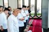 Momen Jokowi Salat Jumat sebelum Blusukan di Lampung