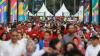 Foto-Foto Antusiasme Warga Nonton Pembukaan Asian Games 2018 - Bagian 3