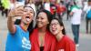 Foto-Foto Antusiasme Warga Nonton Pembukaan Asian Games 2018 - Bagian 2