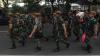 Jelang Pengundian Nomor Urut, Polisi dan TNI Jaga Ketat Gedung KPU - Bagian 4