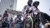 Seram, Penyandang Disabilitas Jadi Zombie di Bundaran HI  - Bagian 2