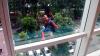 Aksi Seru Superhero Panjat Dinding The Alana Surabaya Hotel - Bagian 1