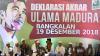 Ulama se-Madura Deklarasi Dukung Jokowi-Maruf Amin - Bagian 1