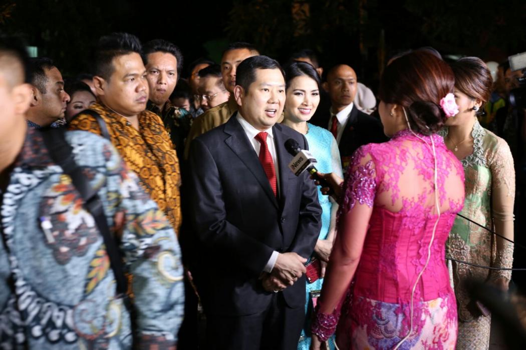 Hadiri Pernikahan Kahiyang-Bobby, HT Doakan Langgeng