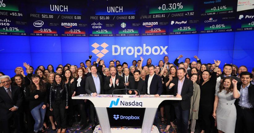 Melantai di Bursa, Harga Saham Dropbox Melambung 