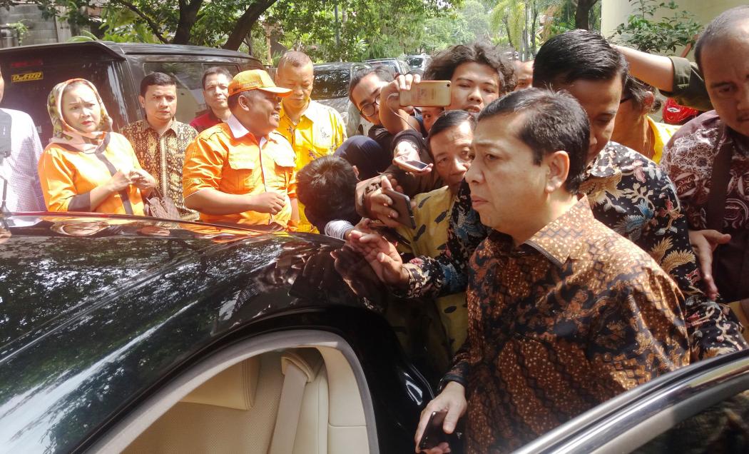Setnov Kembali Tersangka, Golkar Tak Ingin Ganti Ketua Umum