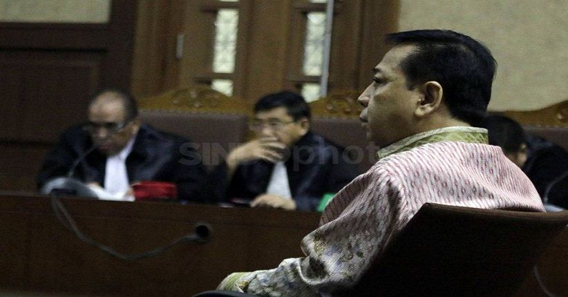 Dituntut 16 Tahun Penjara, Setnov Minta Maaf kepada DPR dan Masyarakat