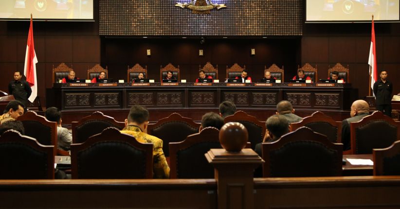 Buka Sidang Sengketa Pilpres 2019, Ketua MK: Minal Aidin Wal Faidzin