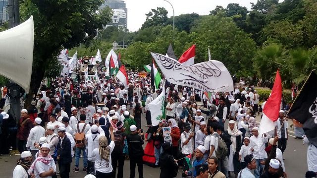 Polisi Sanjung Aksi Bela Palestina yang Berjalan Damai