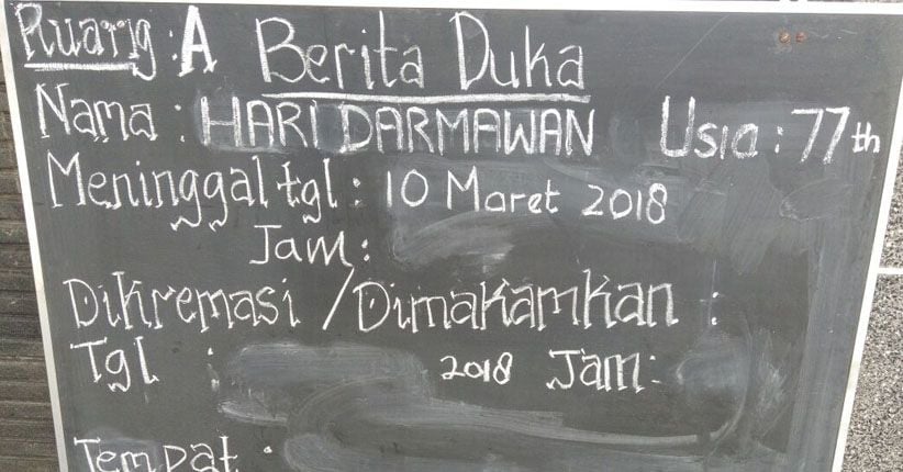 Saat Meninggal Hari Darmawan Bawa Uang Tunai Rp4 Juta