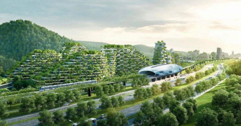 China Bangun Kota Hutan Pertama di Dunia, Begini Penampakannya