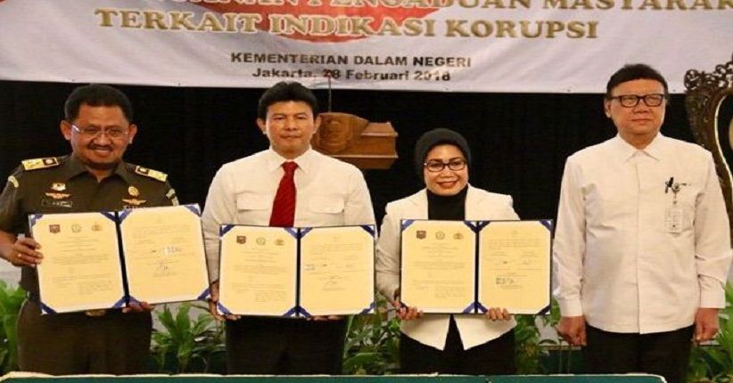 Kerja Sama Aparat Penegak Hukum,Tjahjo: Bukan untuk Lindungi Koruptor