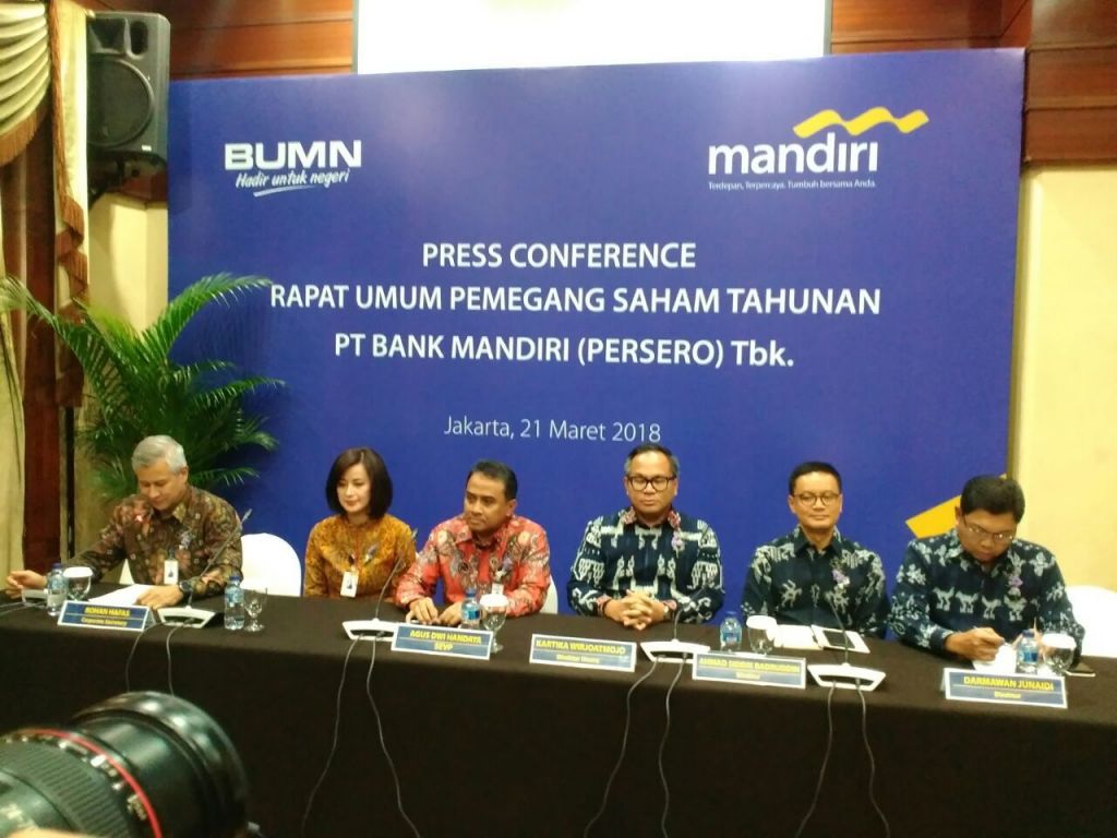 Bank Mandiri Bagikan Dividen Rp9,28 Triliun untuk Pemegang Saham