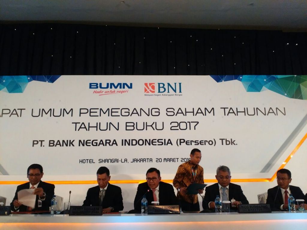 Gelar RUPS, BNI Bagikan Dividen Rp4,77 triliun