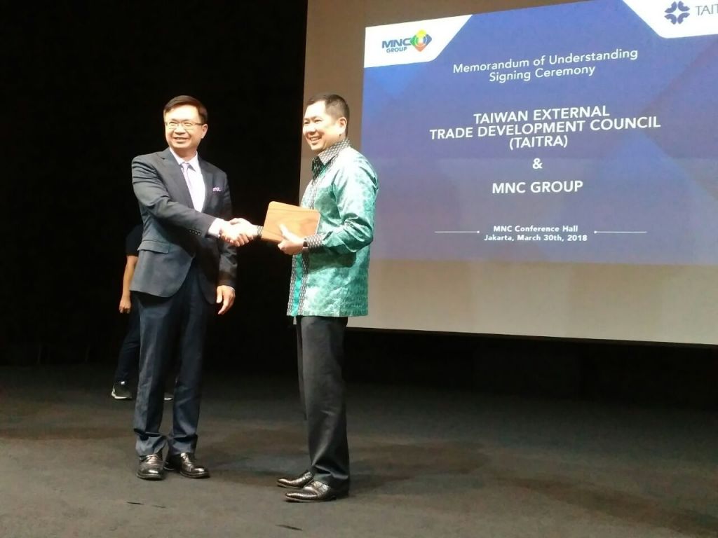 MNC Investama Teken Kerja Sama dengan Dewan Perdagangan Taiwan