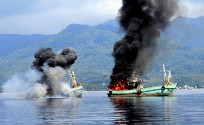 2017, Menteri Susi Tenggelamkan 127 Kapal Ilegal