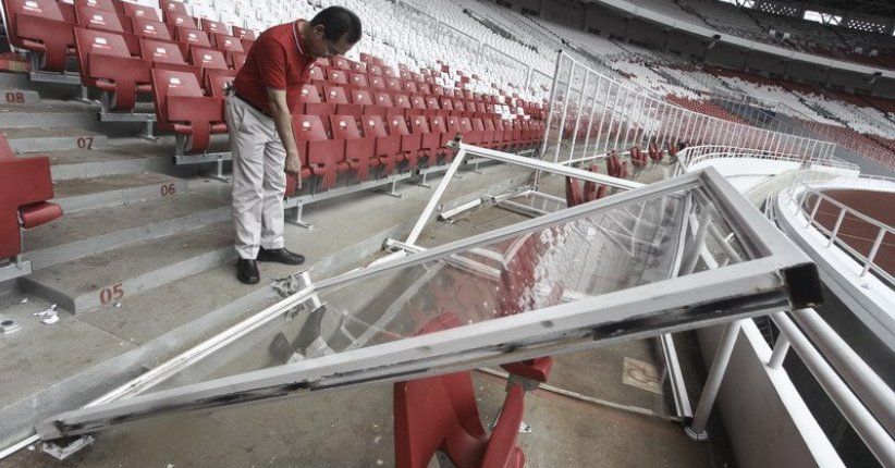 Kerugian Akibat Kerusakan Stadion Utama GBK Capai Rp150 Juta