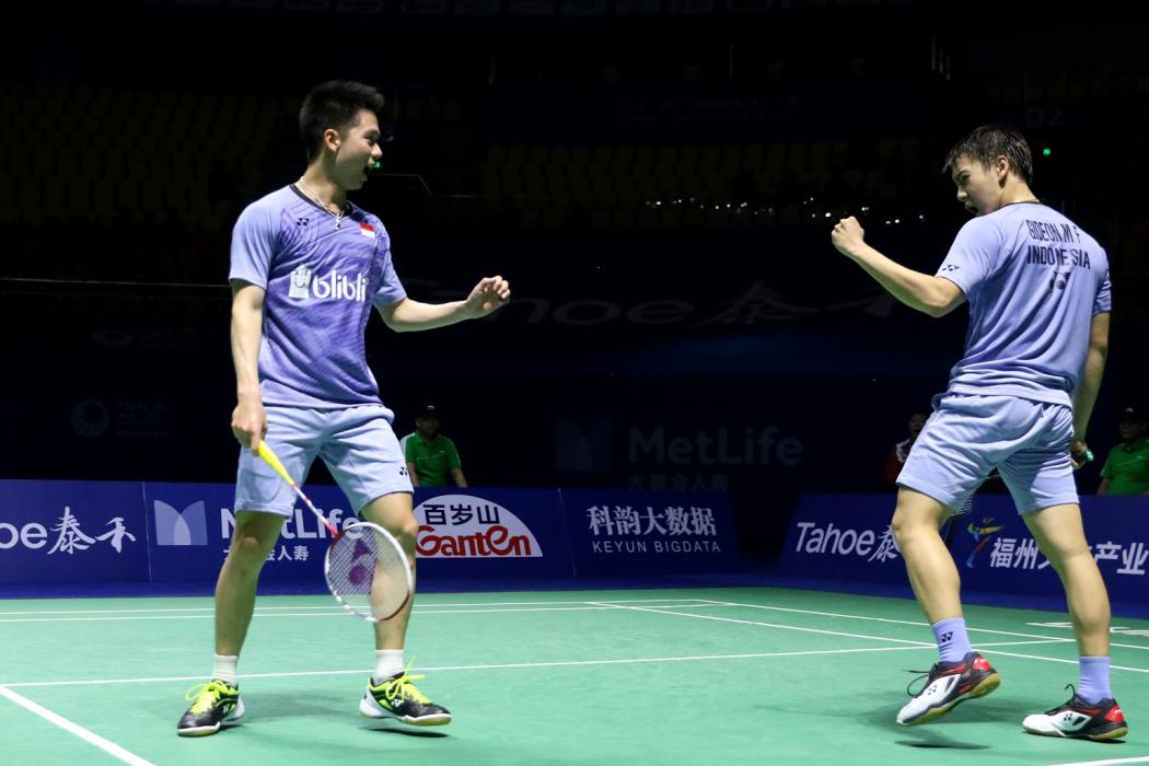 Lolos ke Semifinal, Kevin/Marcus Hadapi Hendra/Ahsan