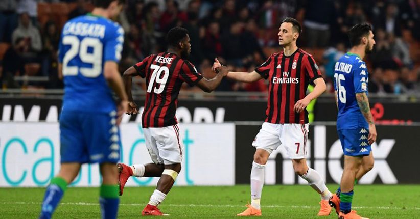 Hasil Liga Italia: Kalinic Selamatkan Milan dari Kekalahan