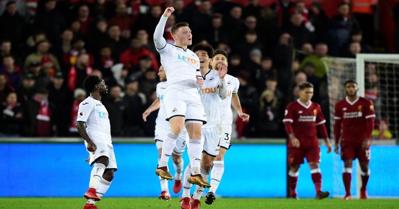 Alfie Mawson Cetak Gol Tunggal, Swansea Taklukkan Liverpool