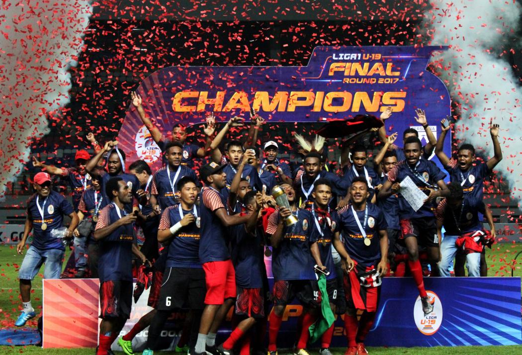 Juara Liga 1 U-19, Mutiara Hitam Muda Akan Diarak Keliling Jayapura