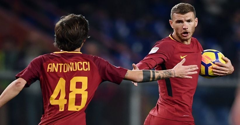 Gol Edin Dzeko Selamatkan Roma dari Kekalahan