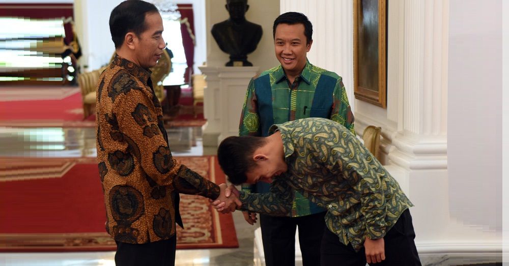 Ini Janji Egy Maulana Vikri kepada Presiden Jokowi