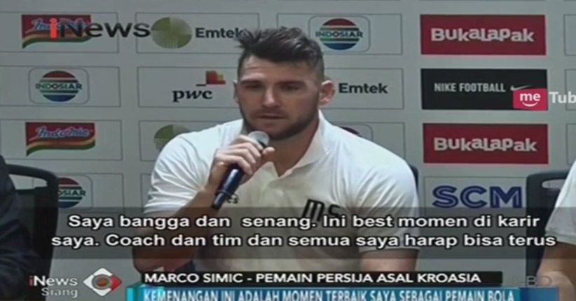 Jadi Pemain Terbaik dan Top Skor Piala Presiden, Ini Pernyataan Simic