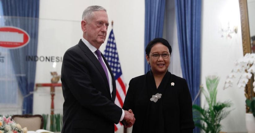 Bertemu Menhan AS, Menlu Retno Tegaskan Yerusalem Milik Palestina