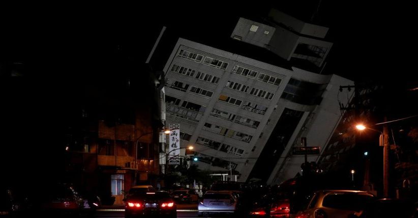 Gempa 6,4 SR di Taiwan, Puluhan Orang Masih Terjebak di Gedung
