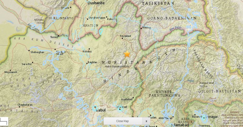 Afghanistan Diguncang Gempa 6,1 SR, Dirasakan di Pakistan dan India