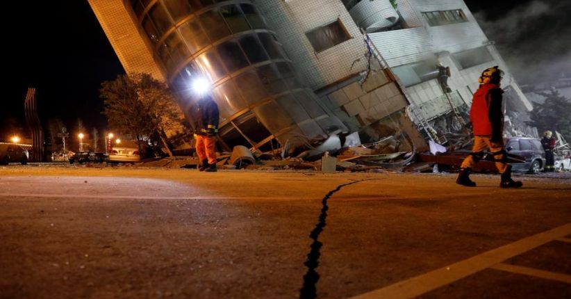 Gempa 6,4 SR di Taiwan Tewaskan 2 Orang