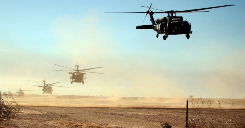 Helikopter Militer AS Angkut 7 Prajurit Jatuh di Irak