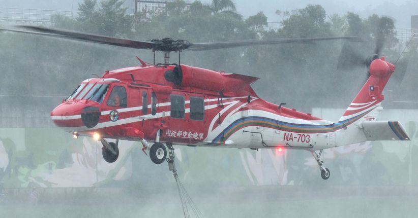 Angkut 6 Orang, Helikopter SAR Taiwan Hilang saat Misi Penyelamatan