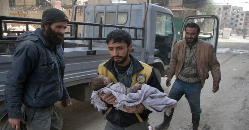 Dalam 2 Pekan, Pasukan Bashar Al Assad Bantai 700 Warga Ghouta