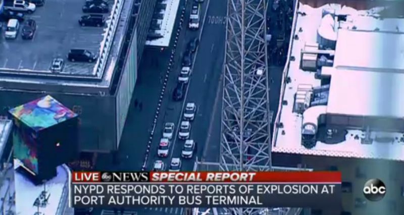 Ledakan di Terminal Bus di New York, Beberapa Orang Luka