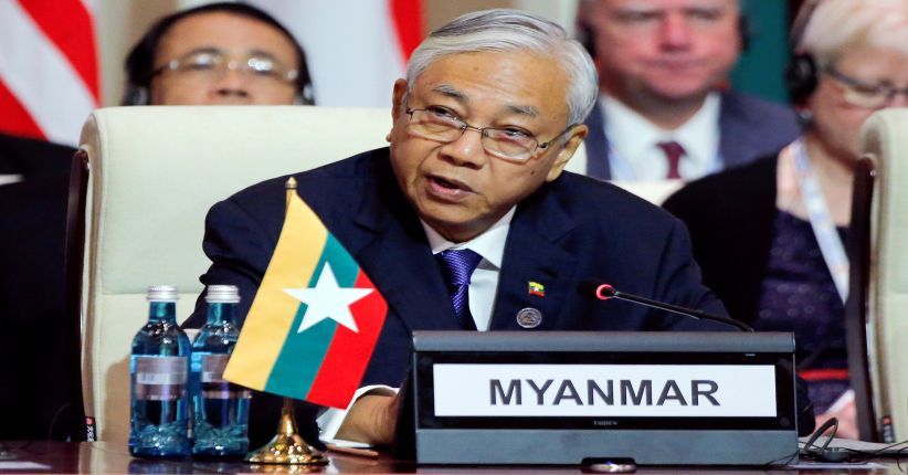 Ini Alasan Presiden Myanmar Htin Kyaw Mengundurkan Diri 