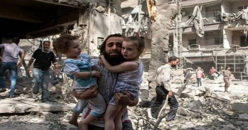 Sekolah di Ghouta Timur Dihantam 3 Rudal, 15 Anak Tewas