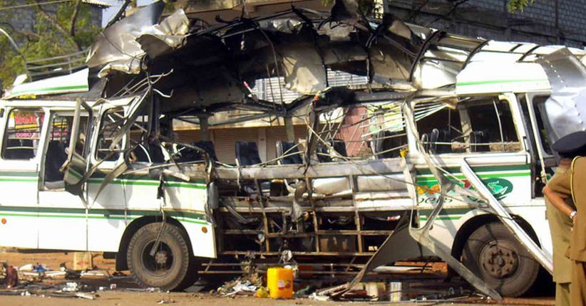 Bus Meledak, 12 Tentara Sri Lanka Luka