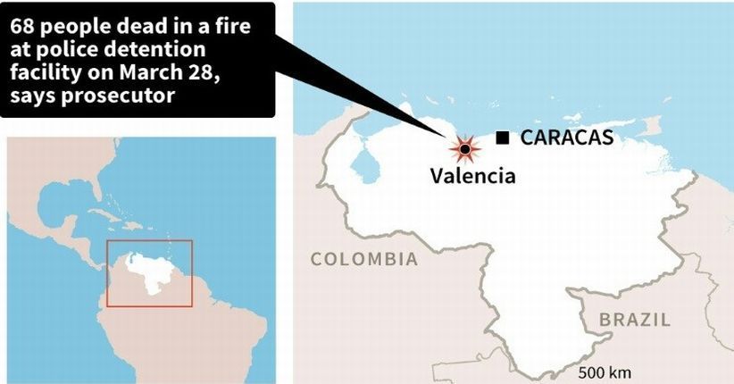 68 Orang Tewas dalam Kebakaran Tahanan, Venezuela Gelar Penyelidikan