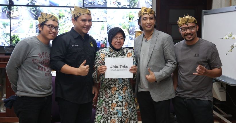 Gelar Konser di Surabaya, Grup Band Padi Temui Wali Kota Risma 