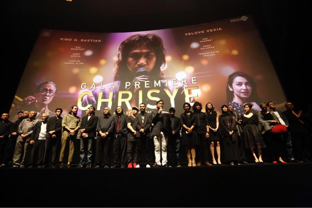 Tayang Perdana, Para Tokoh Antusias Menyaksikan Film Chrisye 