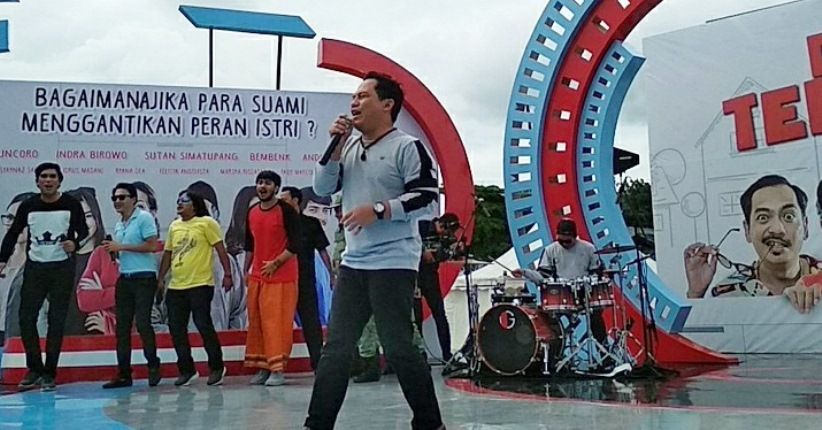 Wali Getarkan Panggung HUT Pertama Sinetron Dunia Terbalik