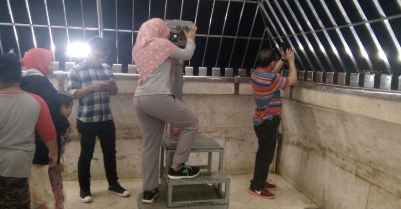 Ternyata, Gerhana Bulan Tidak Terlihat dari Puncak Monas