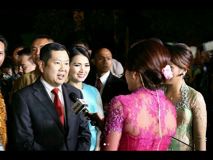 Unggah Foto di Acara Resepsi, HT Doakan Kahiyang-Bobby Hidup Rukun